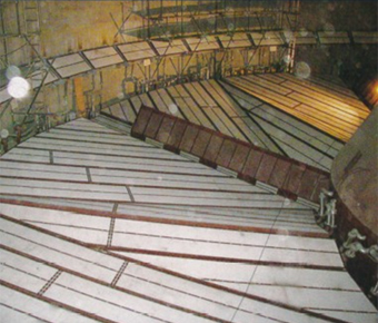 Inside of Silo（Cement Aeration System）