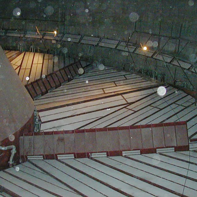 Aeration System For Powder Stored Silo